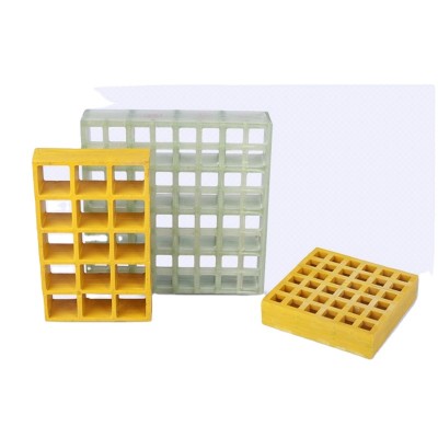 High quality frp grating chemical plant application walkway mesh grating